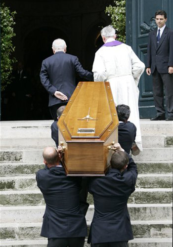 Los funerales de Yves Saint Laurent