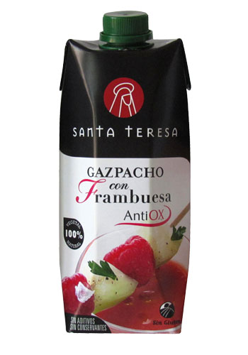 Gazpacho de frambuesa de Santa Teresa