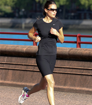 Haz jogging o running para mejorar tu tono muscular como Pippa