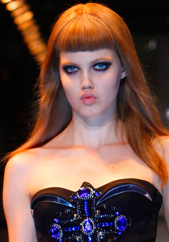 Versace: flequillos otoo invierno 2012