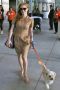 Jessica Chastain a juego con su mascota - TELVA