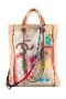 Shopping bag con estampado arty - TELVA