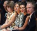 Anna Wintour, Kate Moss, Charlotte Casiraghi y Francois Pinault en el desfile de Gucci.