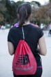 Miriam Mascares, de TELVA.com, preparada para el entrenamiento con su mochila New Balance.