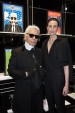 Karl Lagerfeld y Erin O'Connor