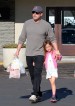 Ben Affleck con su hija.