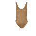 Bañador en tono dorado de la firma Maje (Gypset Collection) diseñado en colaboración con la firma de swimwear Tooshie (c.p.v)