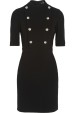 Vestido negro con botones de Gucci, disponible en NET-A-PORTER (1200 euros)