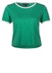 Camiseta de manga corta verde