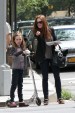 Julianne Moore con su hija Liv