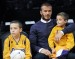 David Beckham con sus hijos