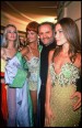 Linda Evangelista, Gianni Versace y Carla Bruni en 1992