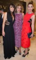Michelle Rodriguez, Valeria Golino y Clotilde Courau En la fiesta de Bulgari en París, durante la semana de la Alta Costura.