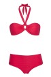 Bikini bandeau rojo