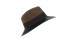 Sombrero marrn y negro