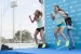 Gema y Caro, Sports Angels, animando a las runners con msica