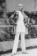 Paquita Torres desfilando en 1975 en Madrid