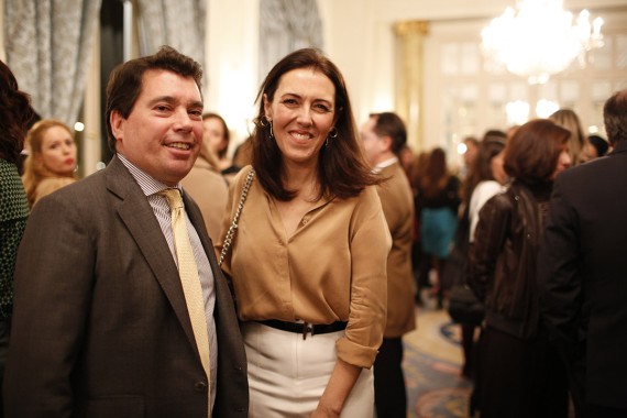 Pedro Trólez, director general de Perfumes y Diseño, junto a Olga Ruiz, directora de TELVA
