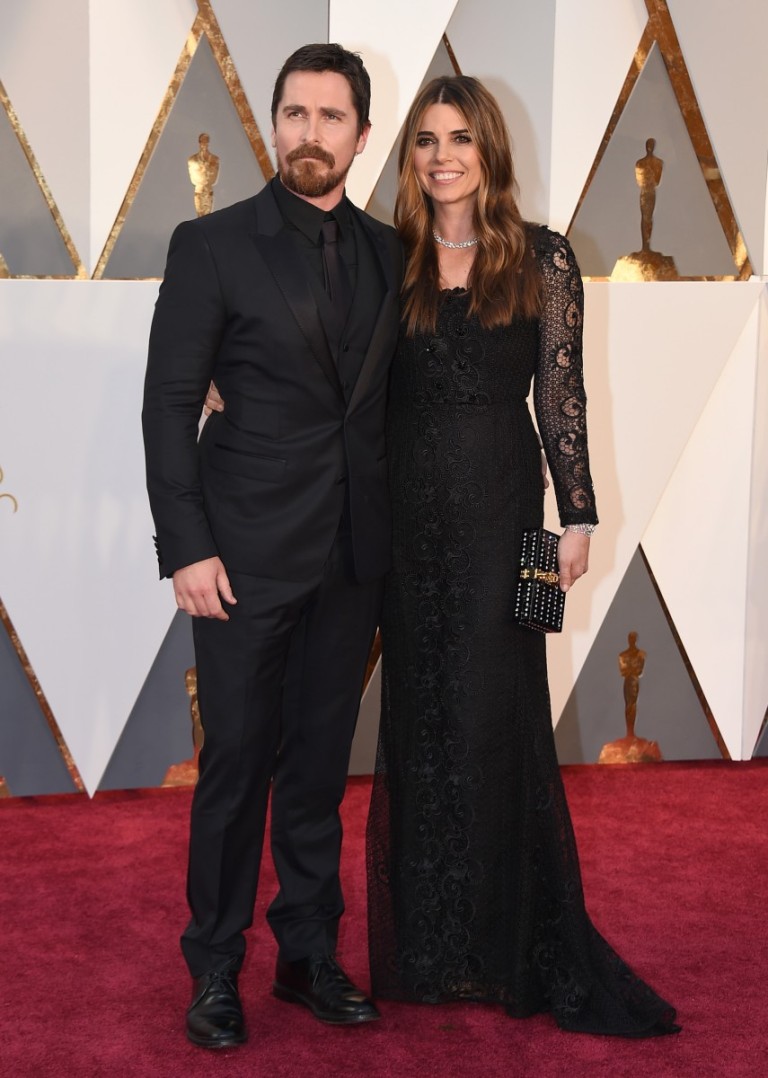 Christian Bale y Sibi Blazic - Las parejas que amamos de los Premios Oscar  2016 