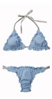 Bikini troquelado de color azul cielo