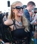 Semirrecogido con trenzas de raz: Paris Hilton