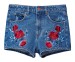 Shorts con flores de H&M Colección Coachella