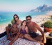La top brasilea, Alessandra Ambrosio, junto a su marido Jamie Mazur y sus hijos