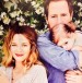 Drew Barrymore junto a su marido Will Kopelman y su hija
