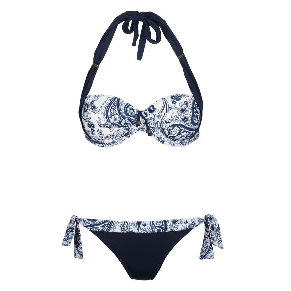 Bikini azul y blanco - Selmark Mare viste tus días de sol y playa