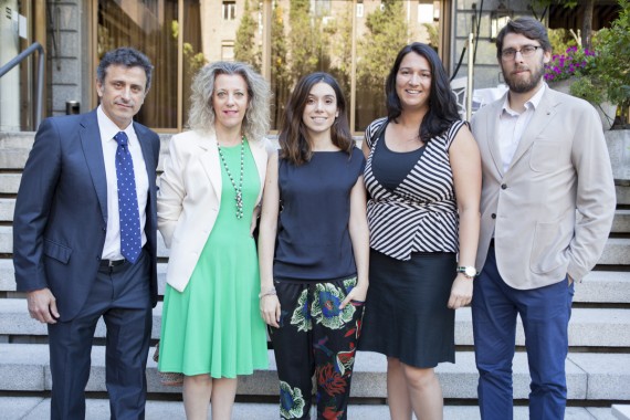 Mario Gómez, jurado TELVA, Margarita Rodriguez, Inma Guerra de Kia, Maria Albarrán de Hyundai e Ignacio Villegas, de Kia.