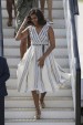Michelle Obama llega a Madrid