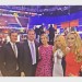 Tiffany Trumpjunto a su familia durante un evento de la campaa de Donald Trump