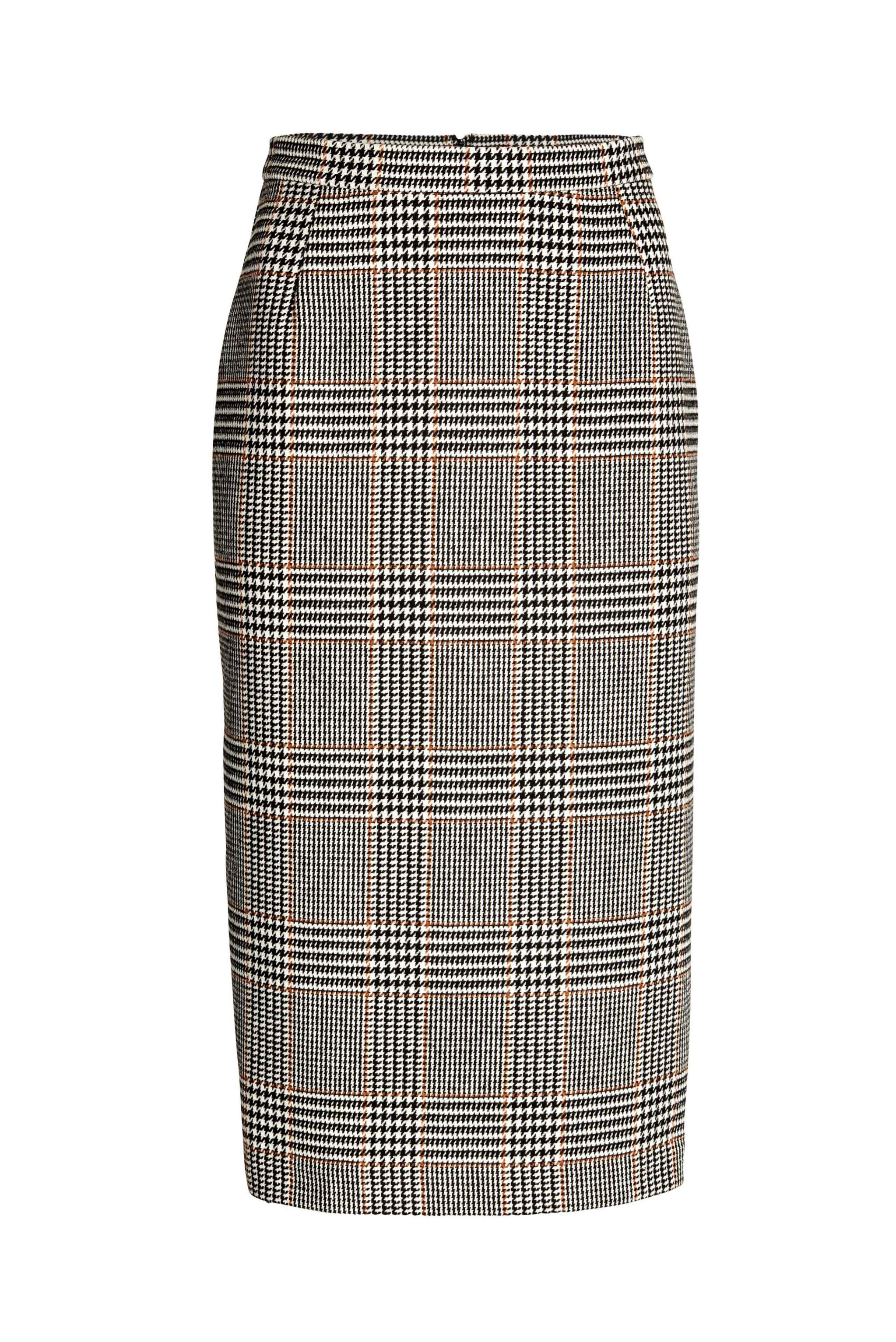 Falda de tubo de lana. De H&M, 29,99 euros.