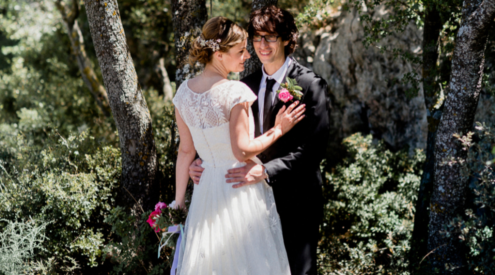 Ana y Ferran se casaron en una preciosa boda en el campo y con vistas...