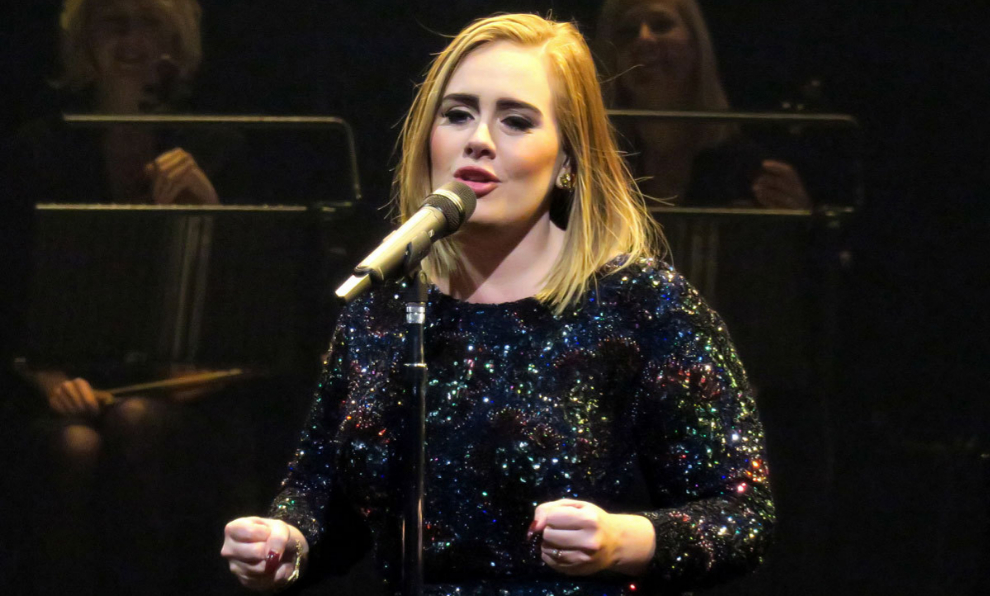 Adele en un concierte en Los Ángeles.