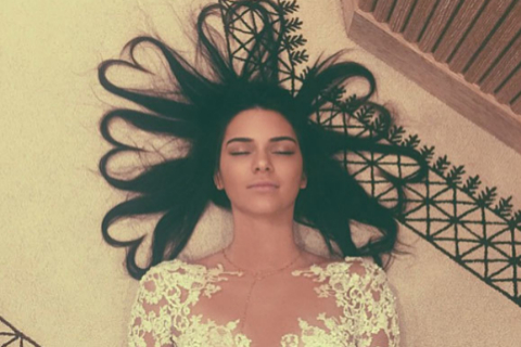 Foto de Kendall Jenner con ms likes en la historia de Instagram.