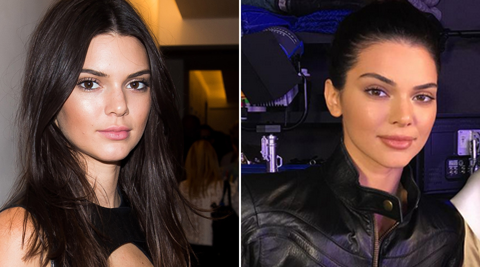 A la izquierda, Kendall Jenner en una imagen de 2015 y a la derecha,...