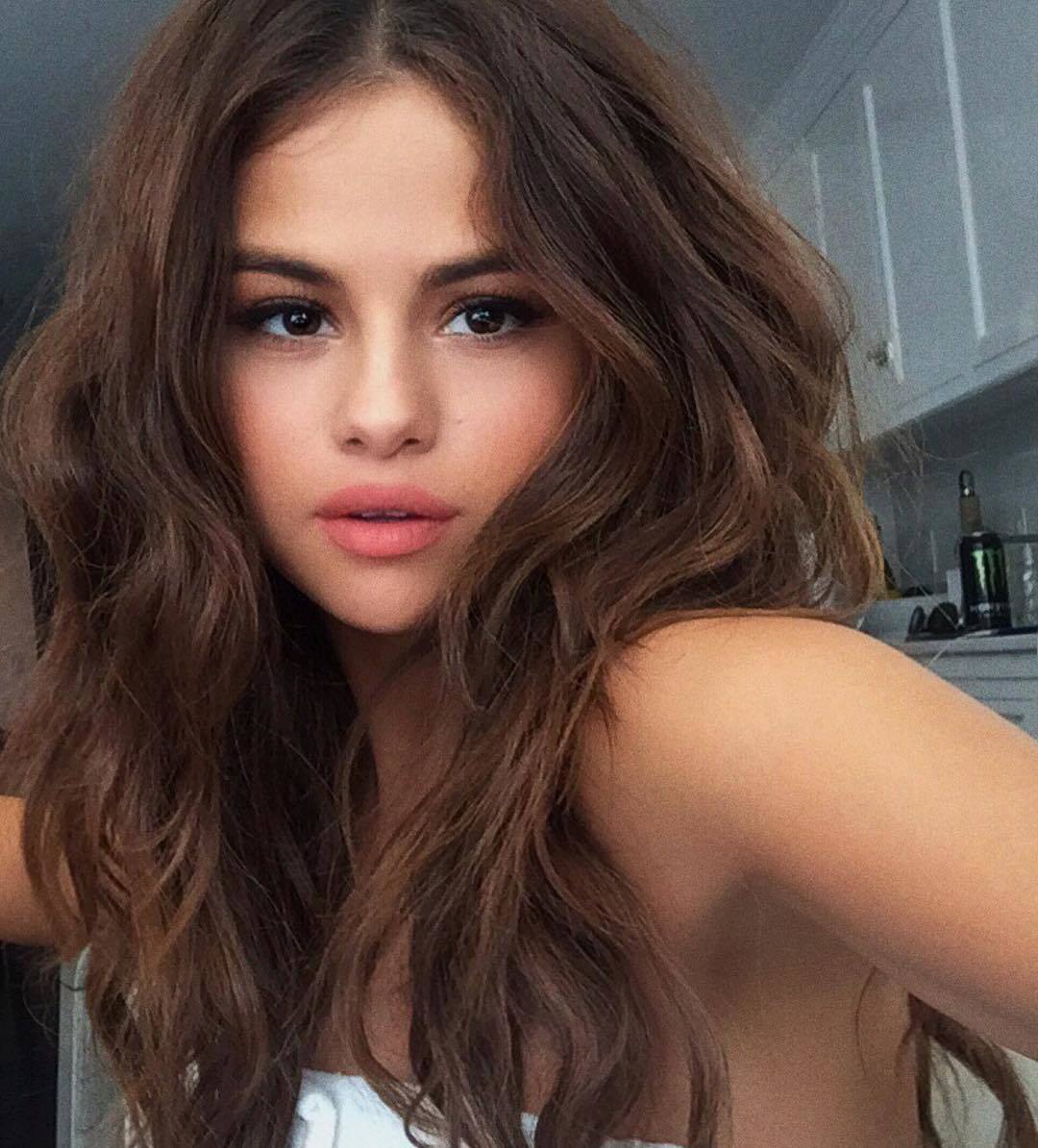Con este selfie, Selena agradeci a sus seguidores haber alcanzado...