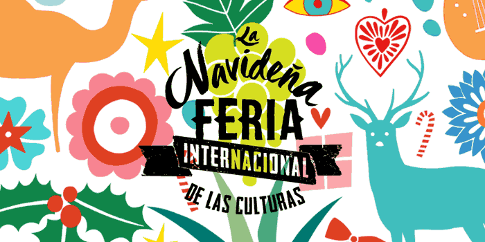Cartel de La Navidea Feria Internacional de las Culturas.