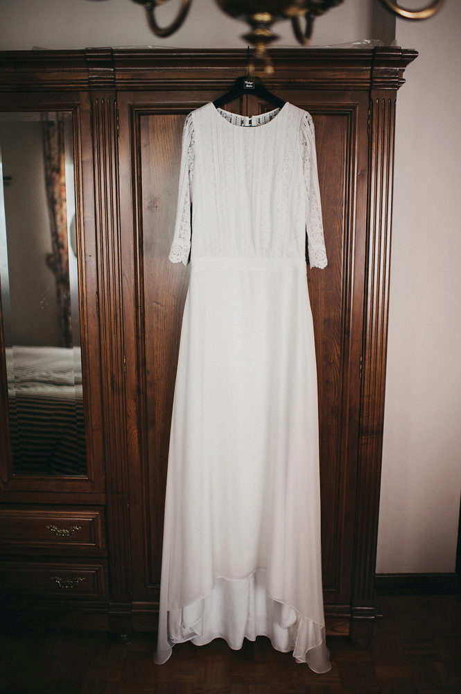 El vestido de novia de Ana era de la firma Otaduy.