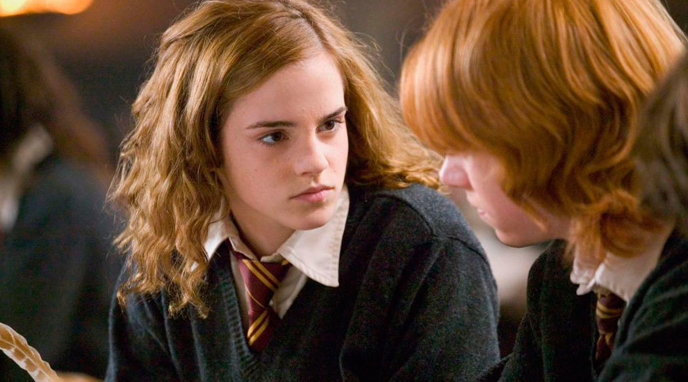 Hermione Granger es la primera en el ránking de personajes femeninos...