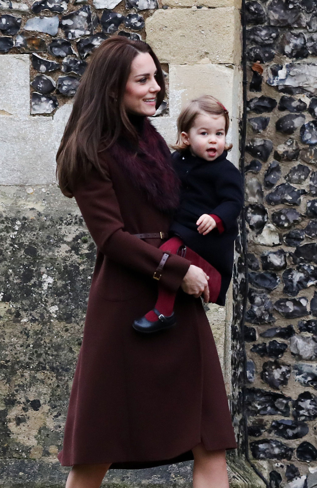 Kate Middleton y la princesa Charlotte.