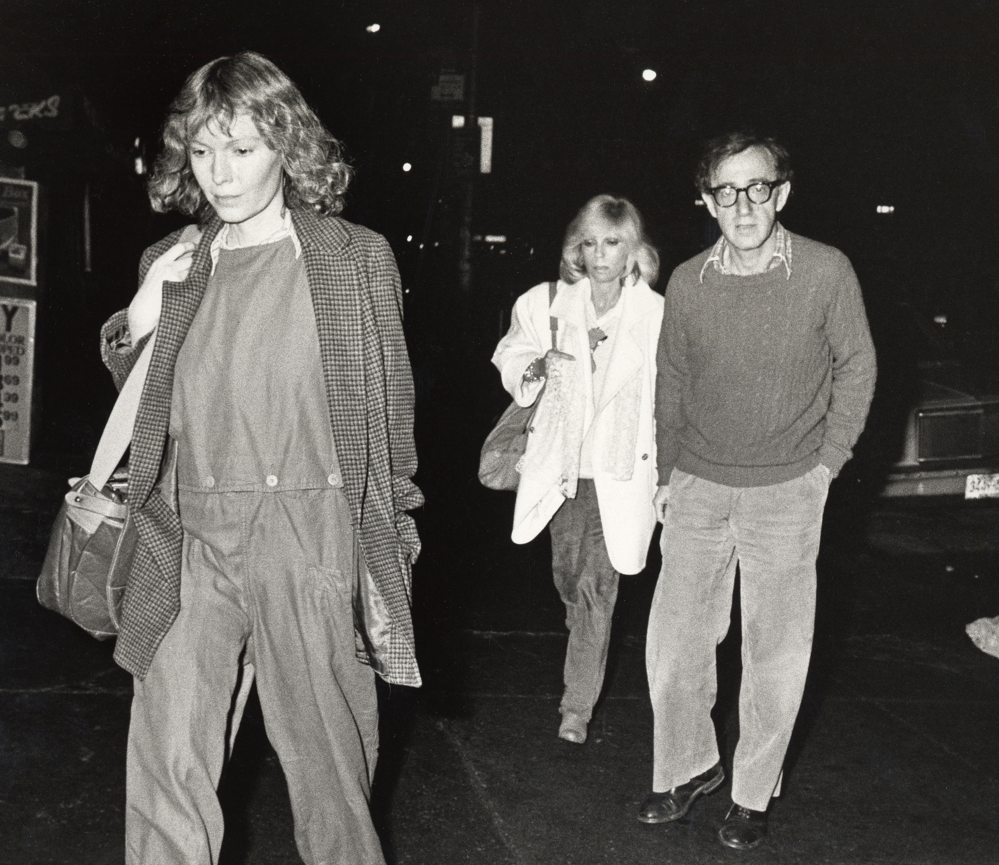 Mia Farrow y Woody Allen en 1981.