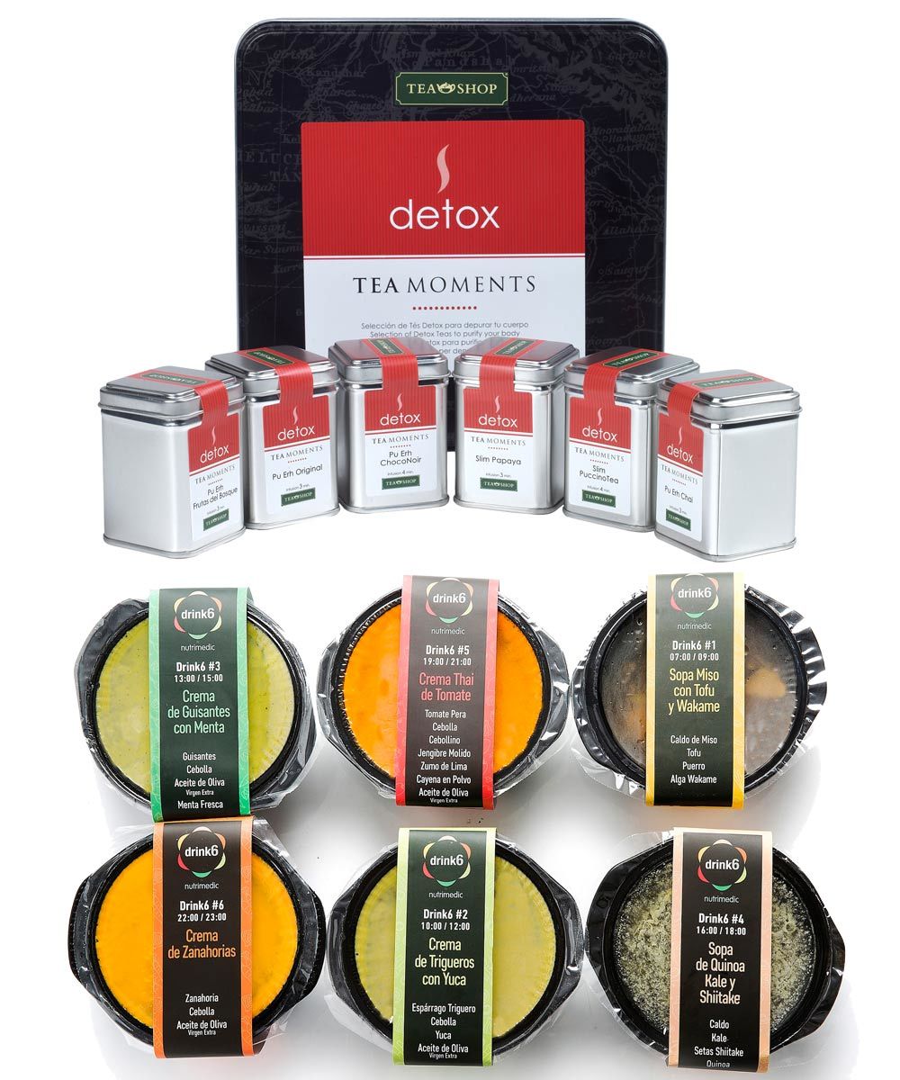 Tea Moments Detox, una selección de tés depurativos de Tea Shop...
