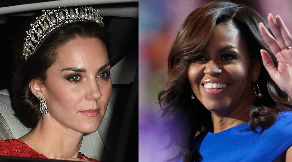 Kate Middleton y Michelle Obama