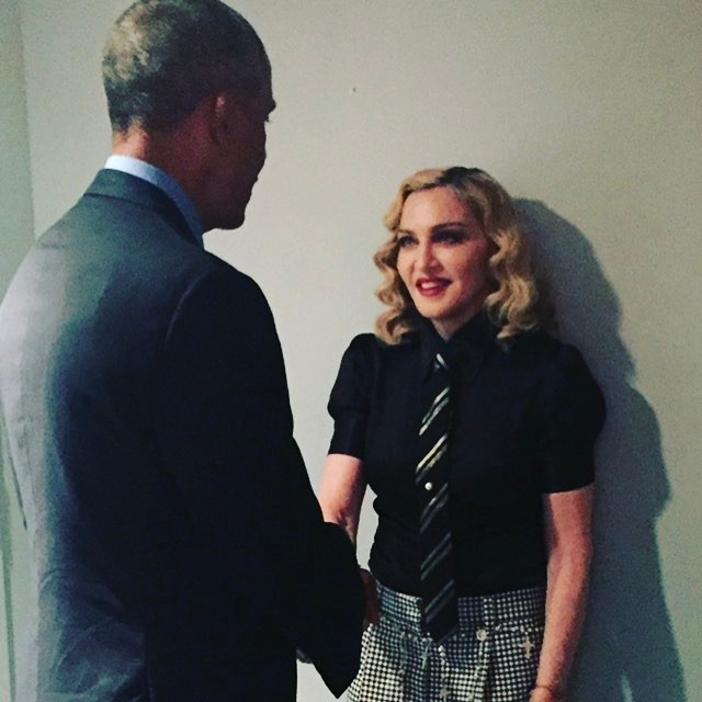 &quot;Good-bye Mr. President&quot; citaba Madonna en su cuenta de Instagram.