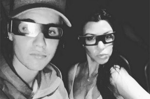 Justin Bieber y Kourtney Kardashian, juntos en el cine.
