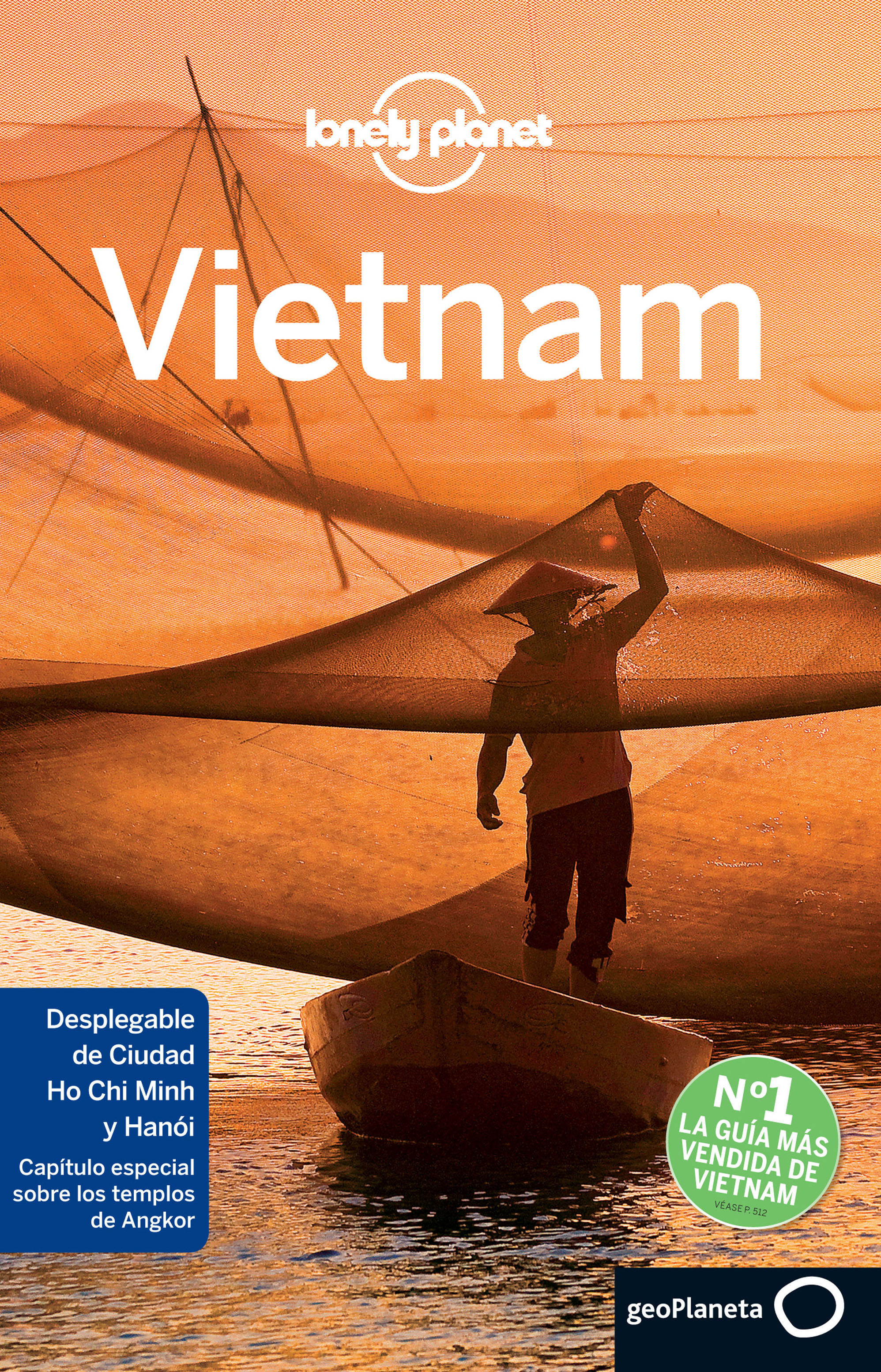 Gua viajera Lonely Planet de Vietnam.