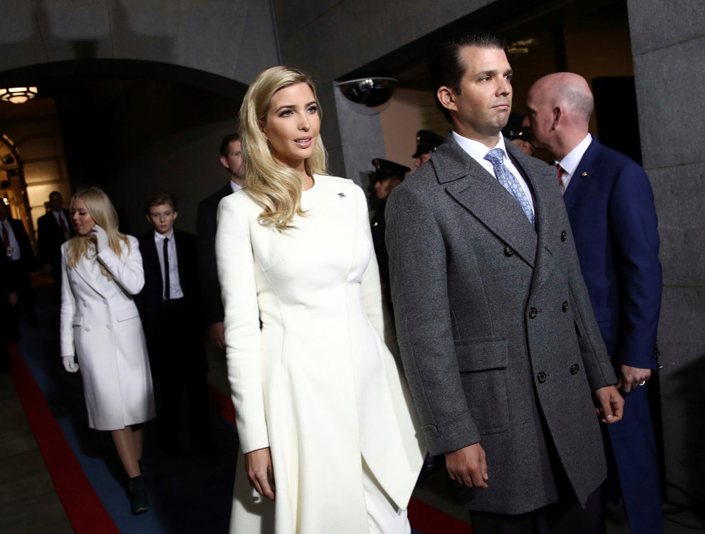 Ivanka Trump junto a su marido