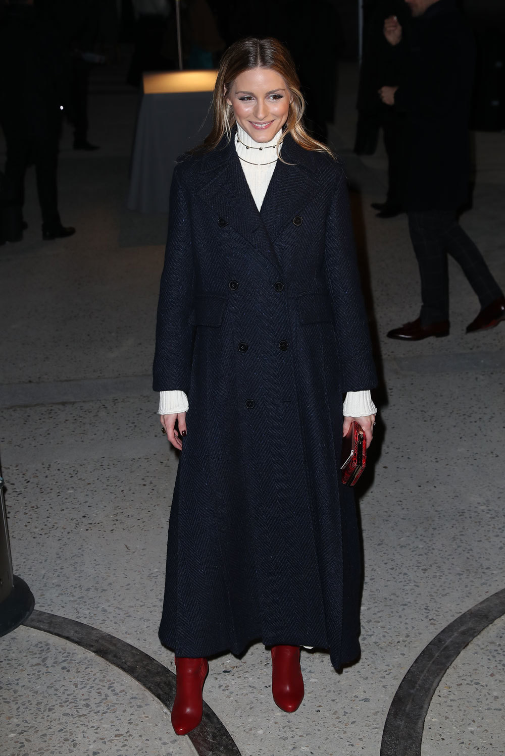 Olivia Palermo con abrigo de Valentino
